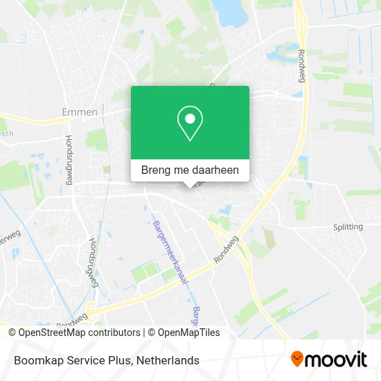 Boomkap Service Plus kaart