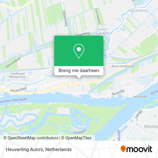 Heuverling Auto's kaart