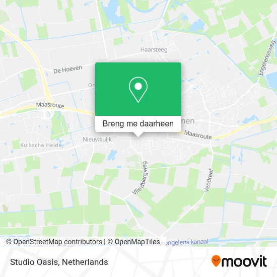 Studio Oasis kaart