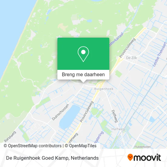 De Ruigenhoek Goed Kamp kaart