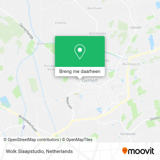 Wolk Slaapstudio kaart