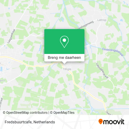 Fredsbuurtcafe kaart