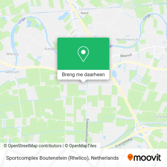 Sportcomplex Boutenstein (Rhelico) kaart