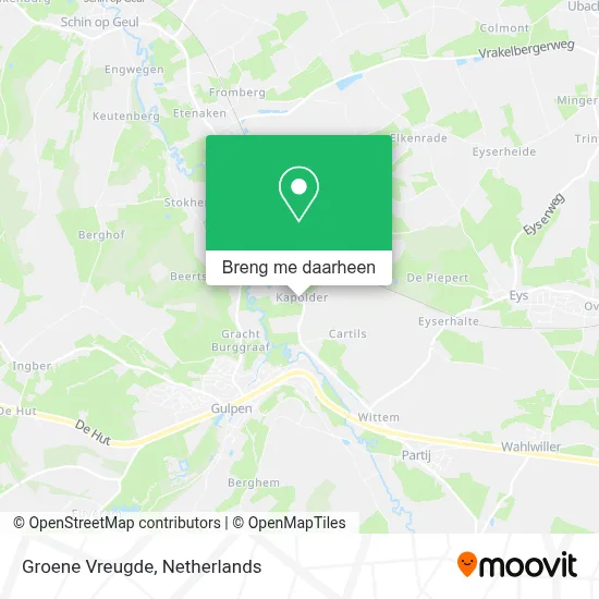 Groene Vreugde kaart