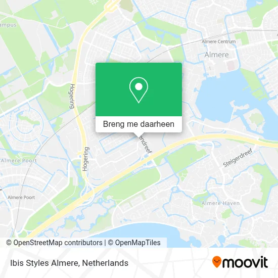 Ibis Styles Almere kaart