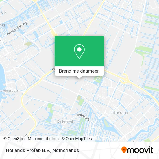 Hollands Prefab B.V. kaart