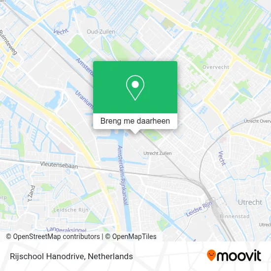 Rijschool Hanodrive kaart