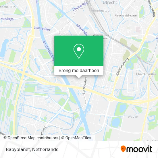 Babyplanet kaart