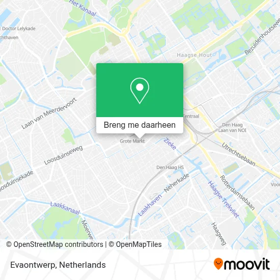 Evaontwerp kaart