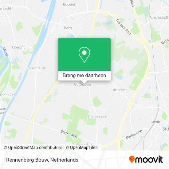 Rennenberg Bouw kaart