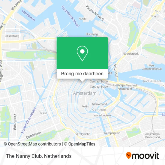 The Nanny Club kaart