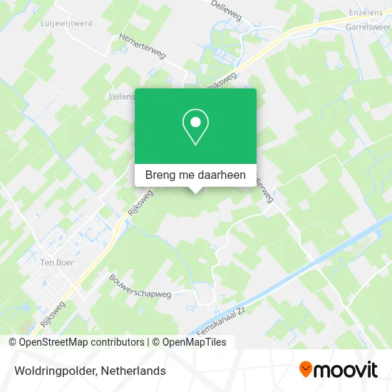 Woldringpolder kaart