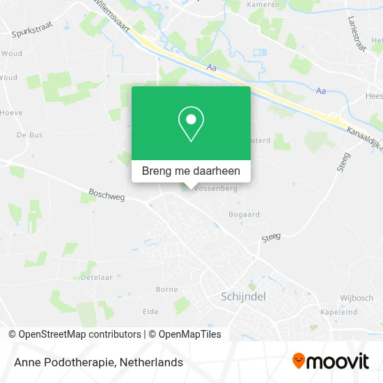 Anne Podotherapie kaart
