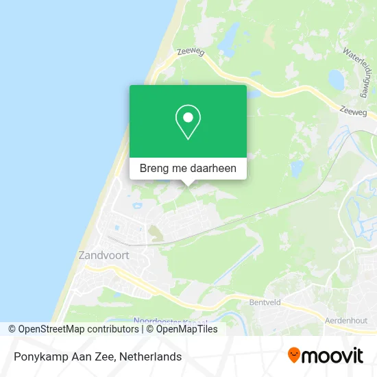 Ponykamp Aan Zee kaart