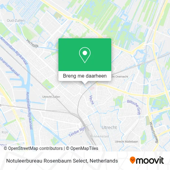Notuleerbureau Rosenbaum Select kaart