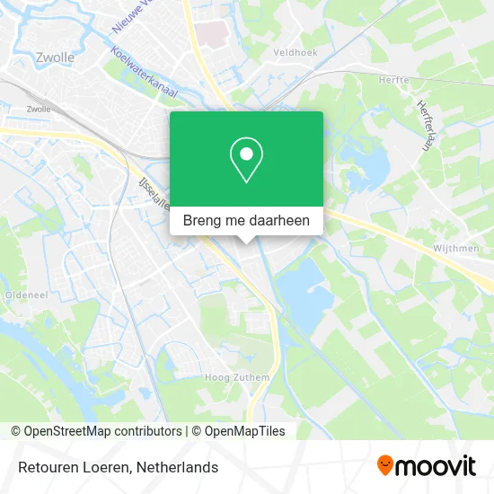 Retouren Loeren kaart