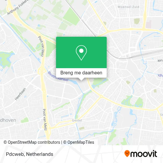 Pdcweb kaart