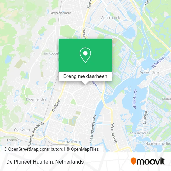 De Planeet Haarlem kaart