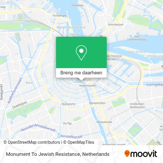 Monument To Jewish Resistance kaart