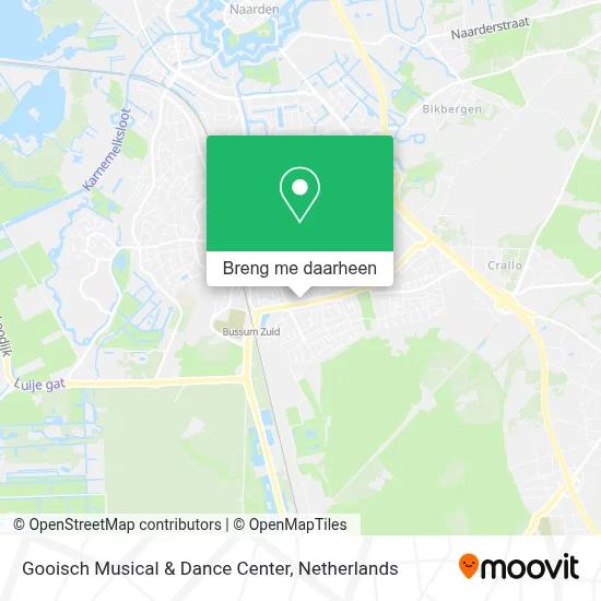 Gooisch Musical & Dance Center kaart
