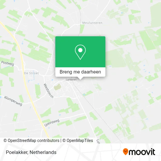 Poelakker kaart