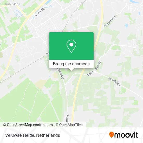 Veluwse Heide kaart