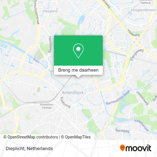 Dieplicht kaart