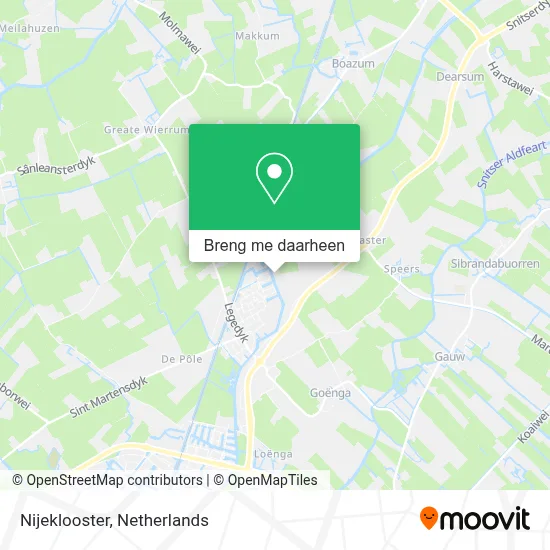 Nijeklooster kaart