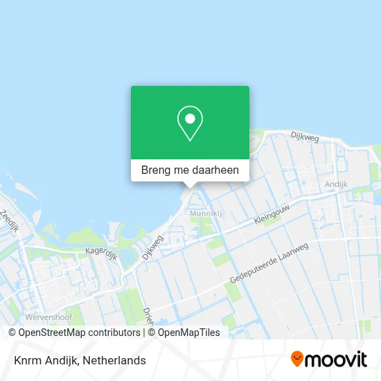 Knrm Andijk kaart