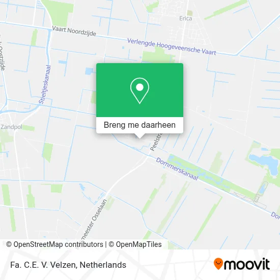 Fa. C.E. V. Velzen kaart