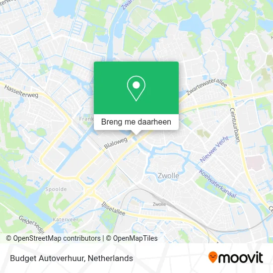 Budget Autoverhuur kaart