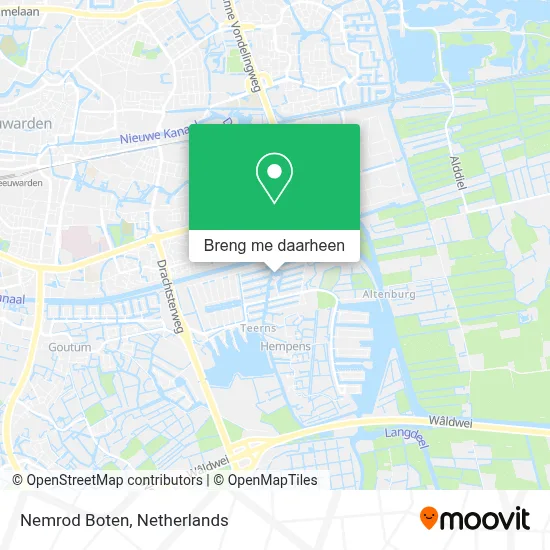 Nemrod Boten kaart