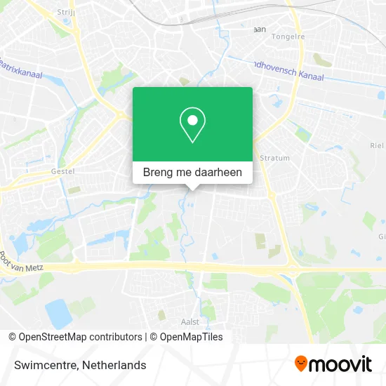 Swimcentre kaart