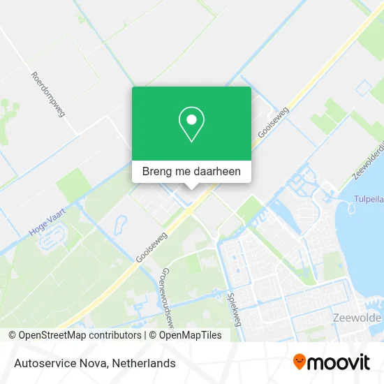 Autoservice Nova kaart