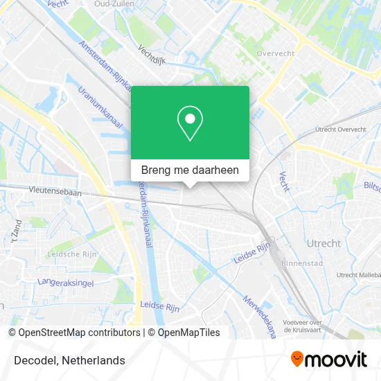 Decodel kaart