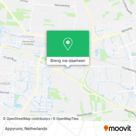 Appyruns kaart