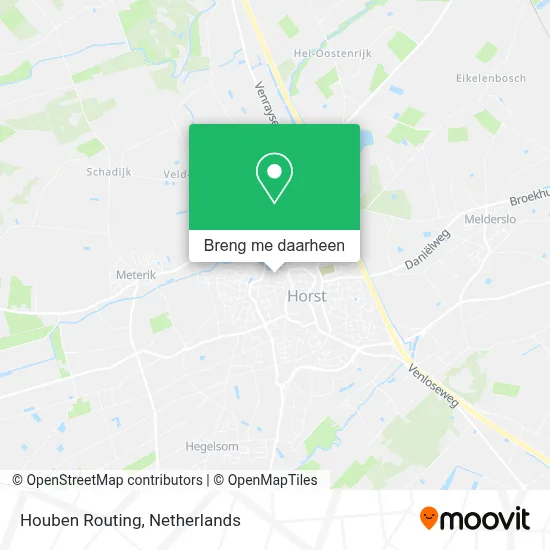 Houben Routing kaart
