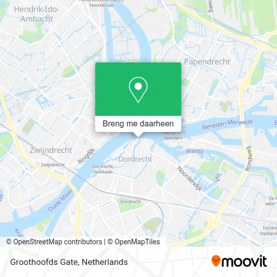 Groothoofds Gate kaart