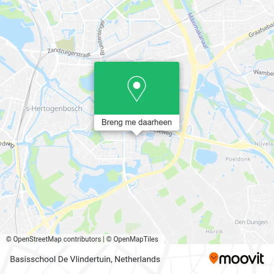 Basisschool De Vlindertuin kaart