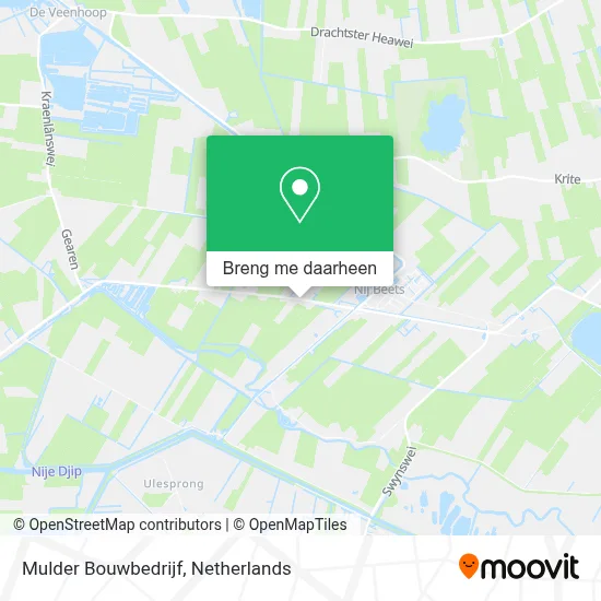 Mulder Bouwbedrijf kaart