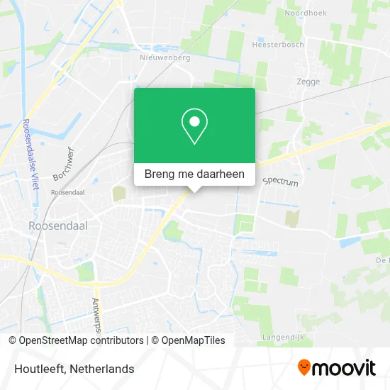 Houtleeft kaart