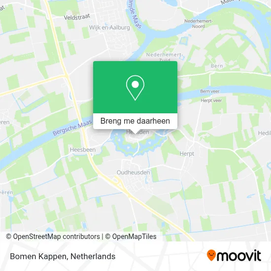 Bomen Kappen kaart