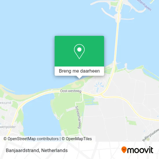 Banjaardstrand kaart