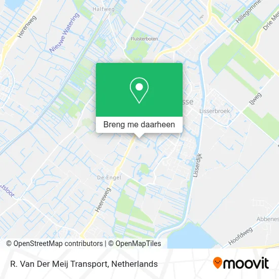R. Van Der Meij Transport kaart