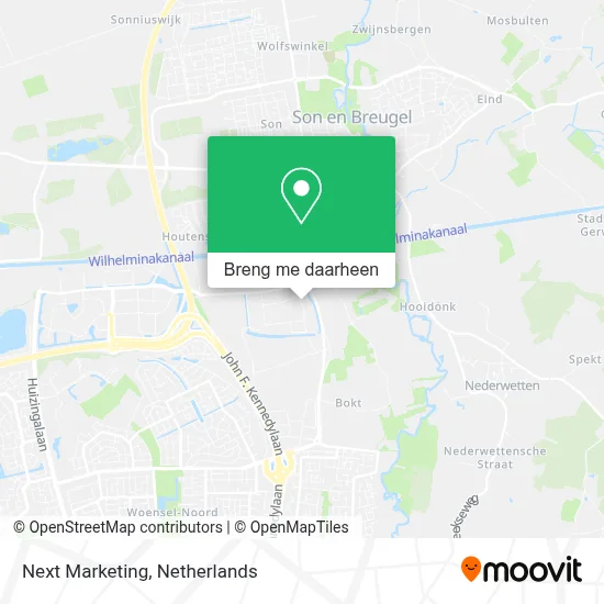 Next Marketing kaart