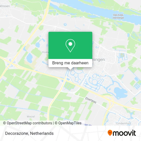 Decorazone kaart