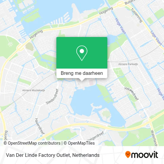 Van Der Linde Factory Outlet kaart