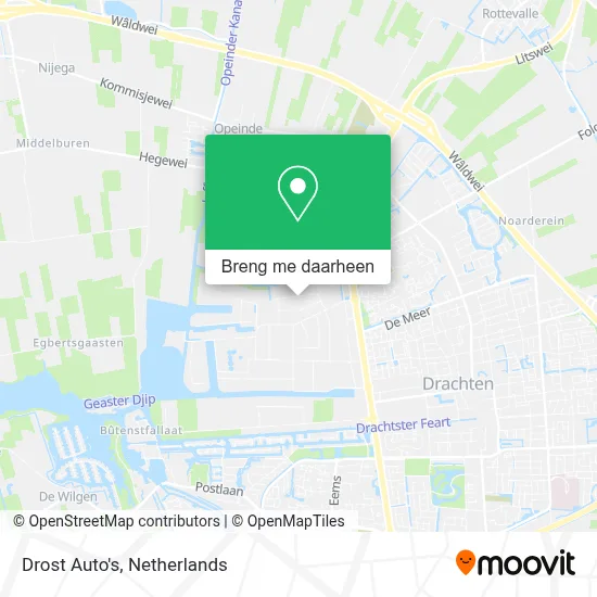 Drost Auto's kaart