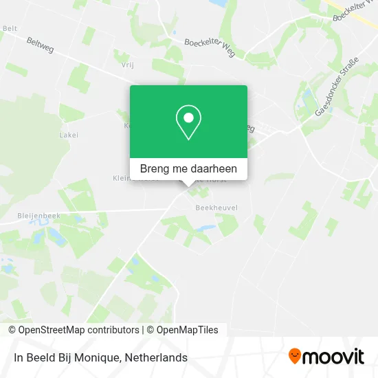 In Beeld Bij Monique kaart