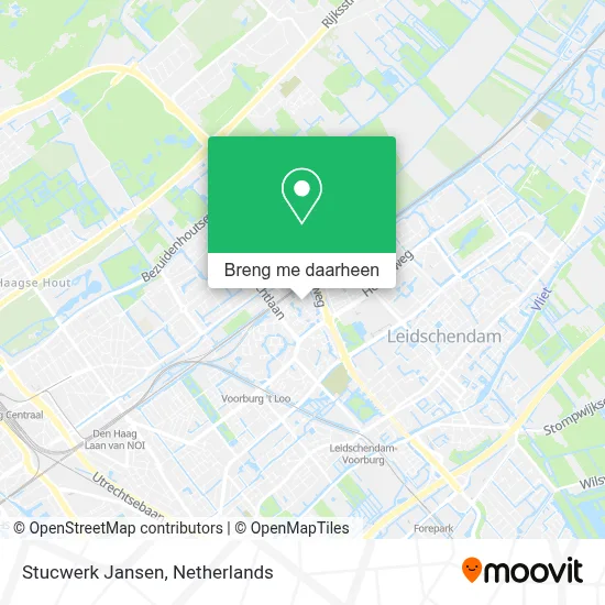 Stucwerk Jansen kaart
